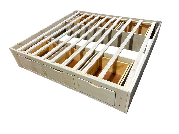 Savvy 6-Drawer Platform King Bedframe
