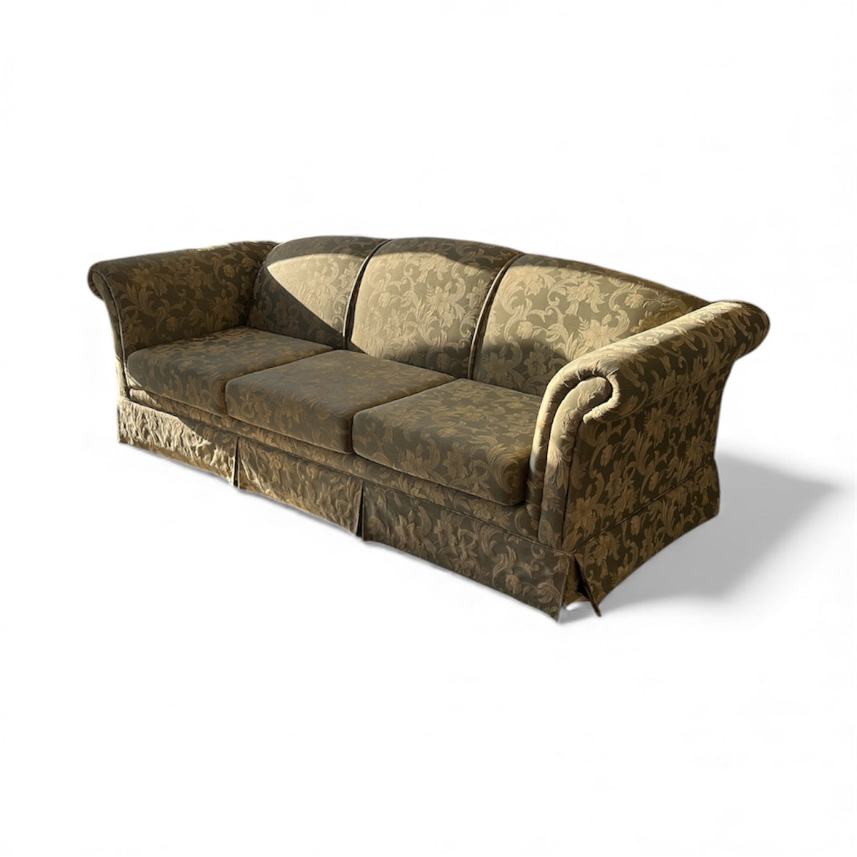 Upholstered Sofa with Traditional Pattern
