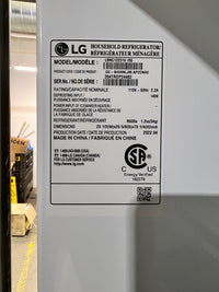 LG 24-inch W 12 cu. ft. Bottom Freezer Refrigerator