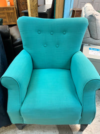 Teal Wingback Chair