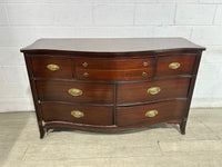Graceful Bowfront 7-Drawer Dresser