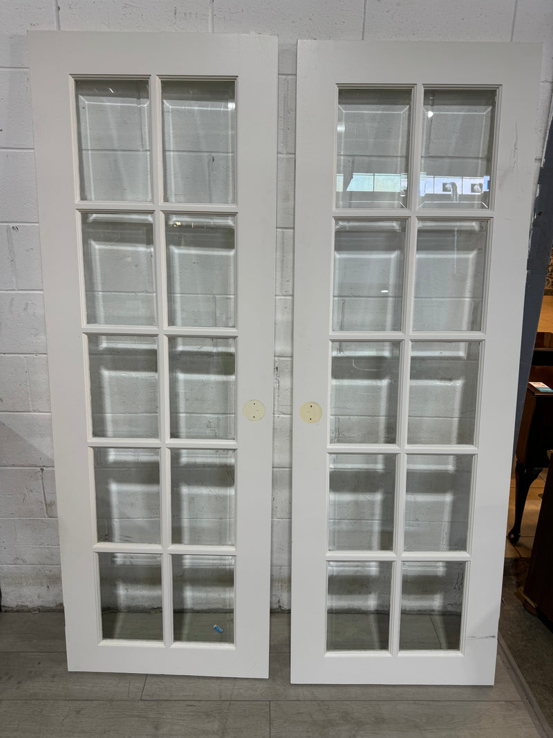 26"W x 75 3/4"H Set of 2 French doors
