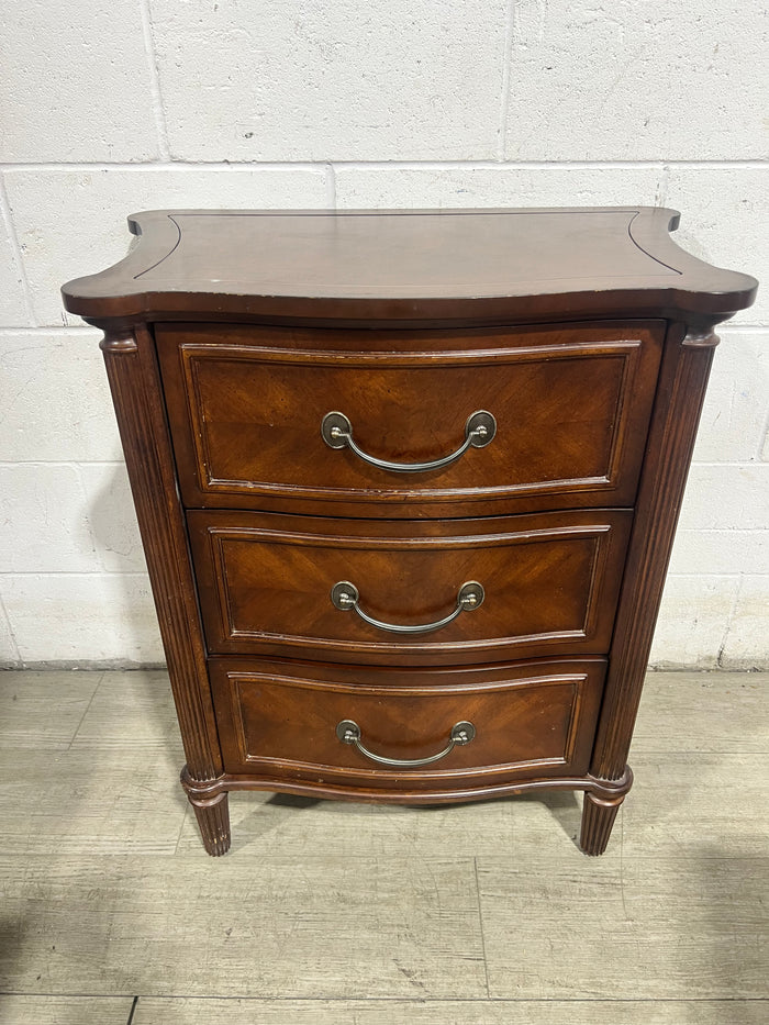 Bombay Leather Top Nightstand