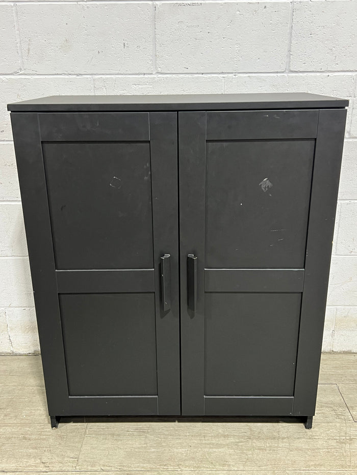 Black 2 Door Cabinet