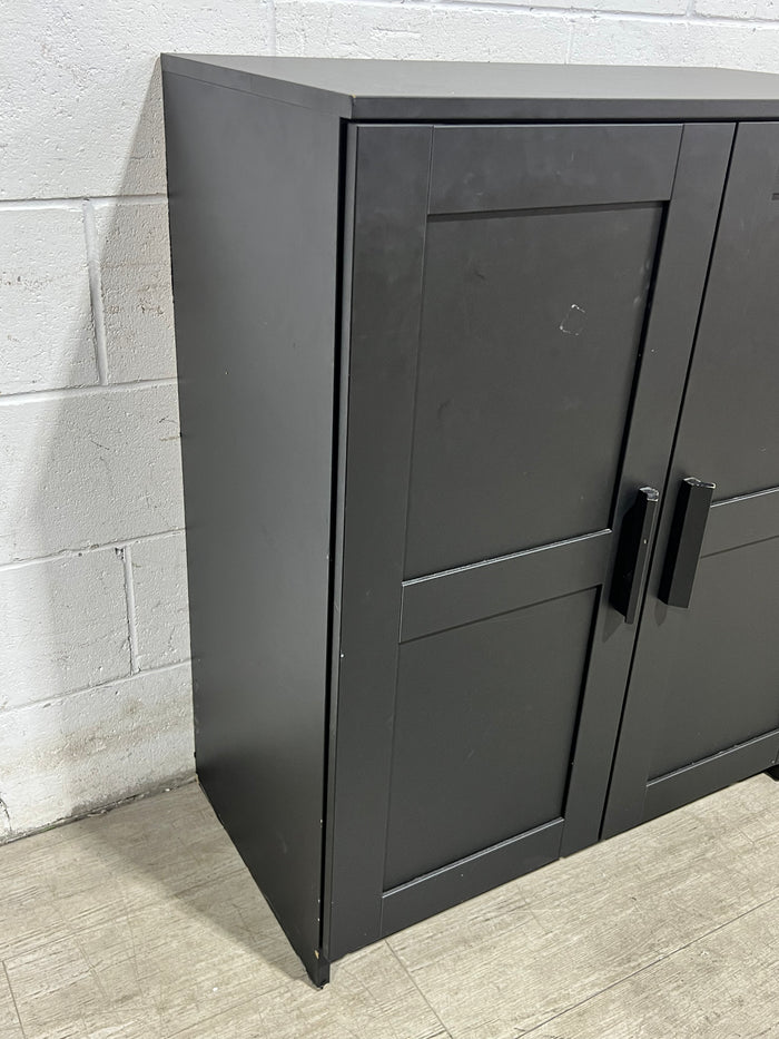 Black 2 Door Cabinet