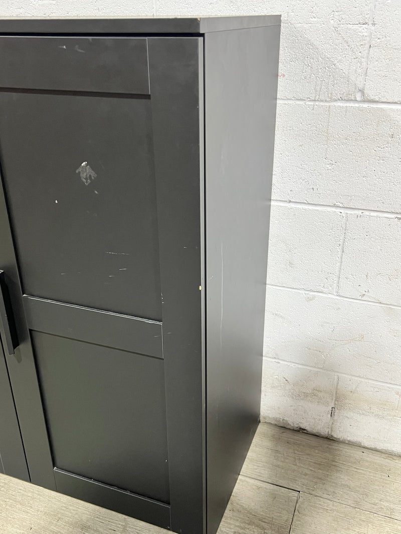 Black 2 Door Cabinet