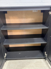 Black 2 Door Cabinet