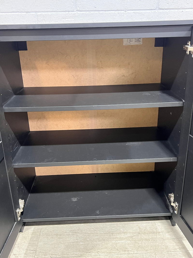 Black 2 Door Cabinet