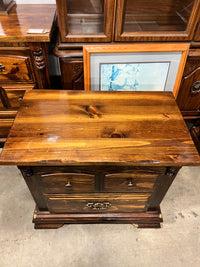 Solid Wood Nightstand