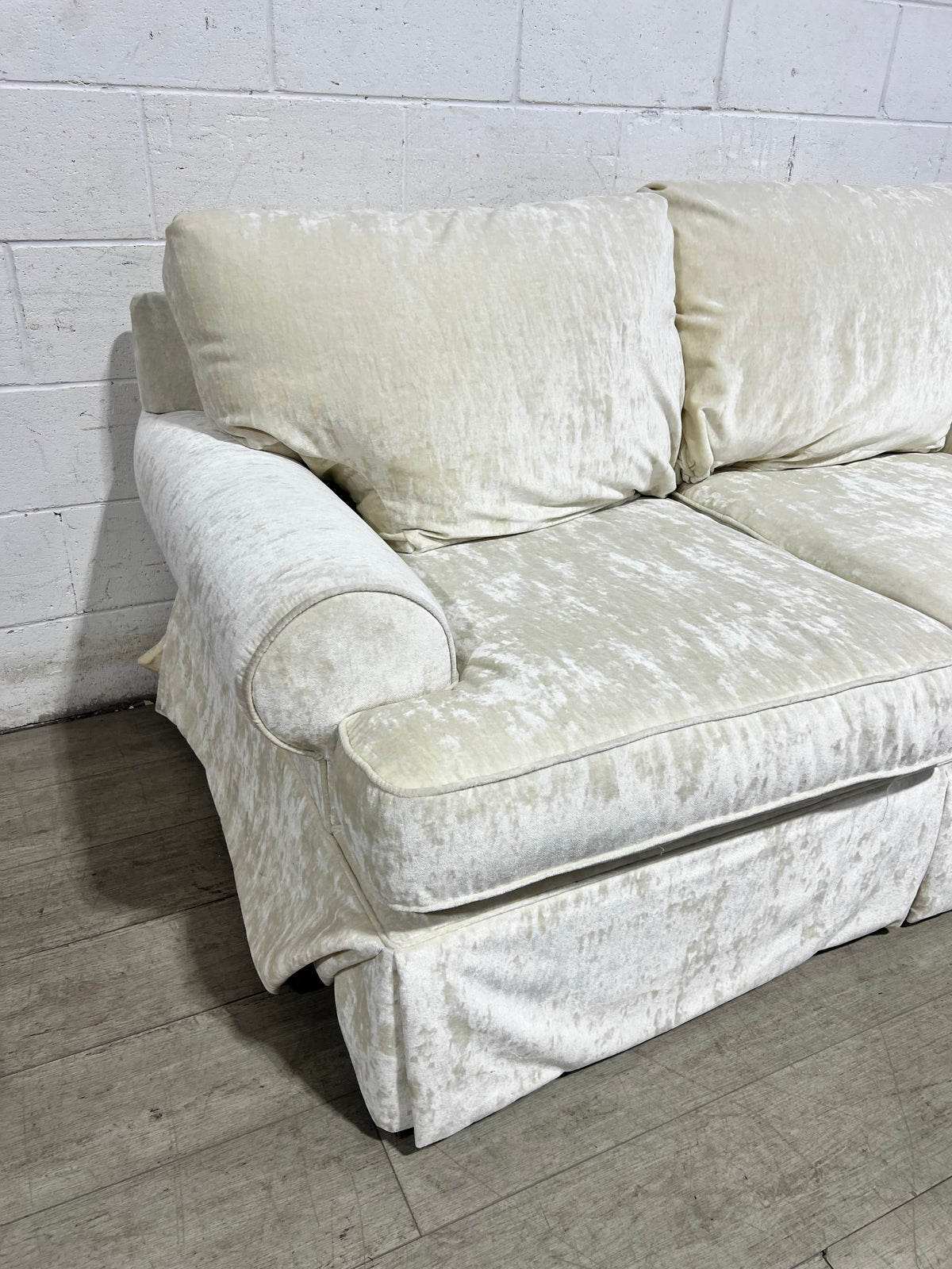 Cozy Velvet Cloud Loveseat
