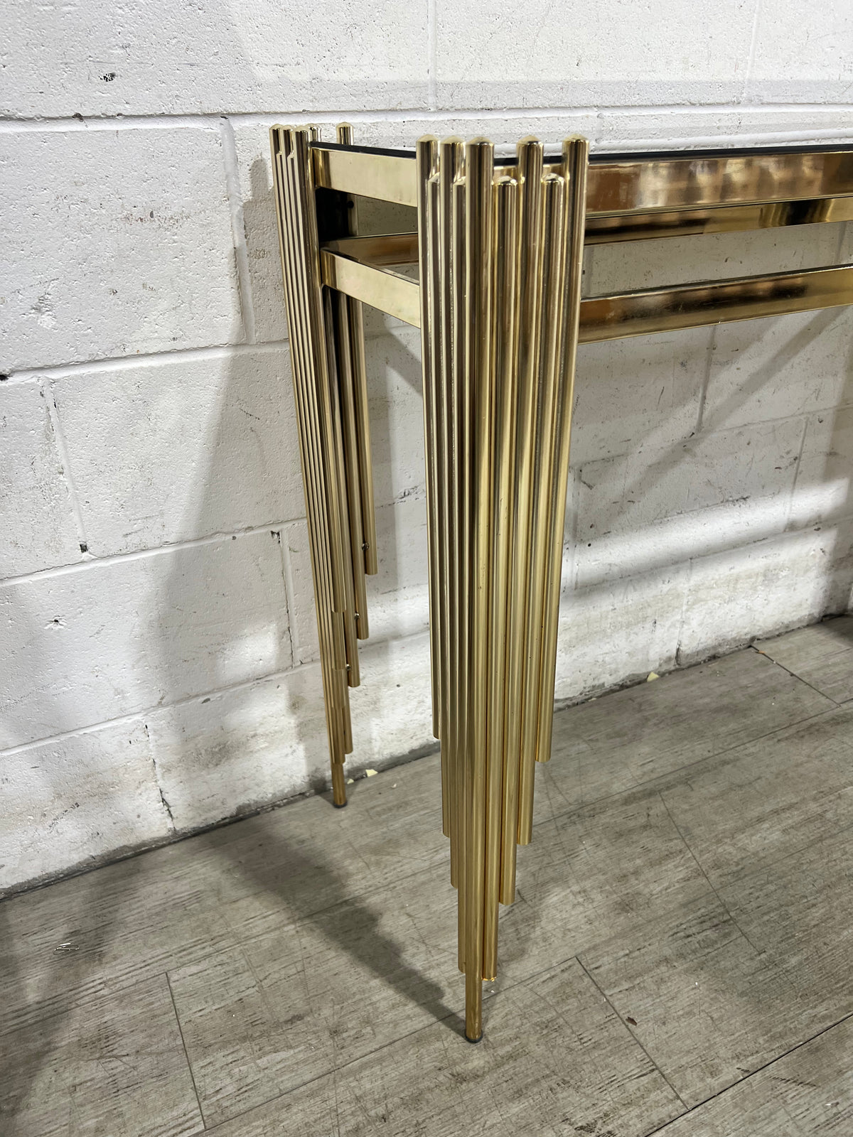 Hollywood Console Glass-Top Table