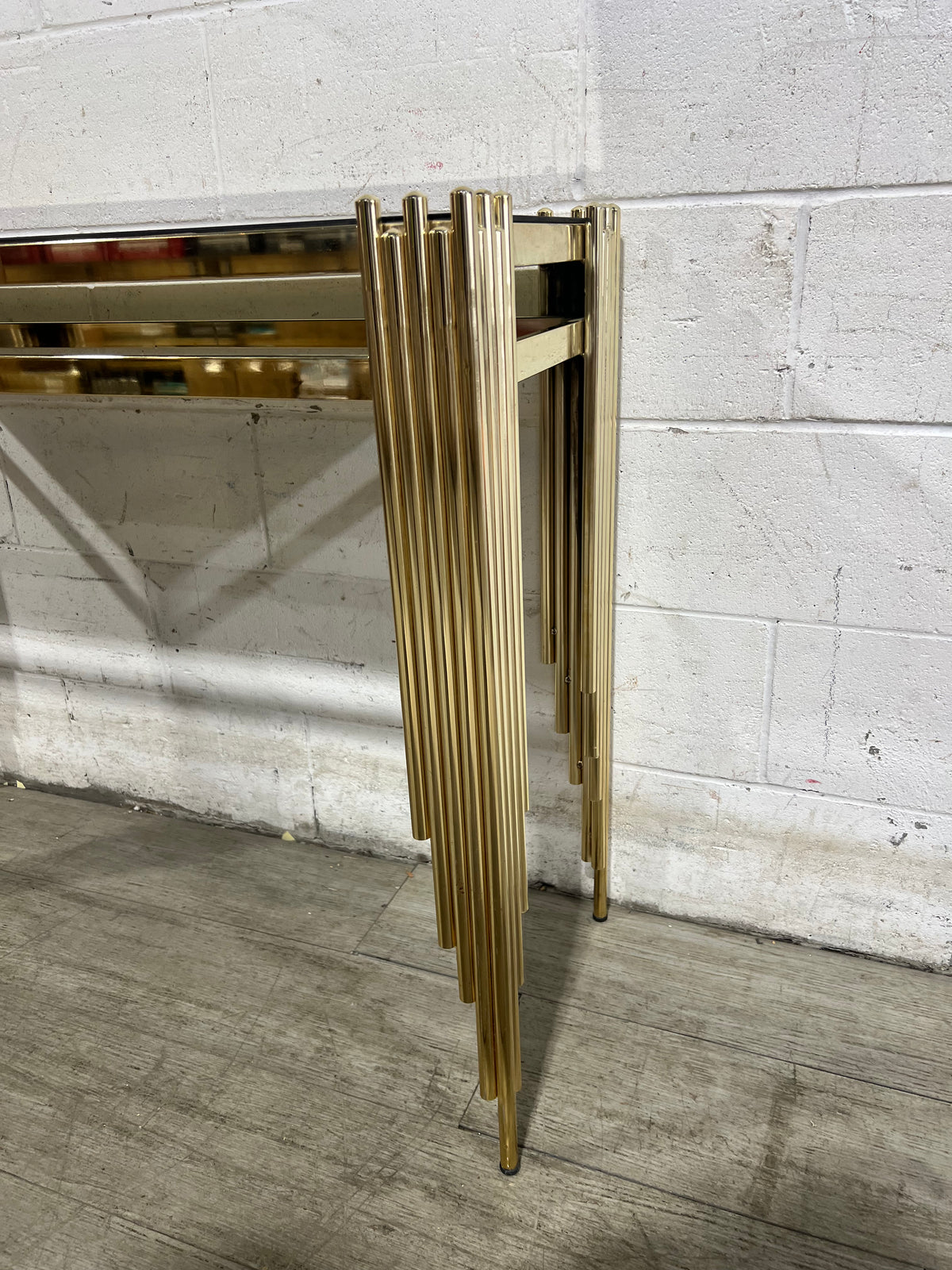 Hollywood Console Glass-Top Table