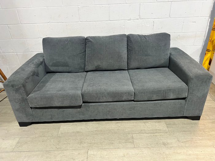 Metro Gray 3-Seater Sofa