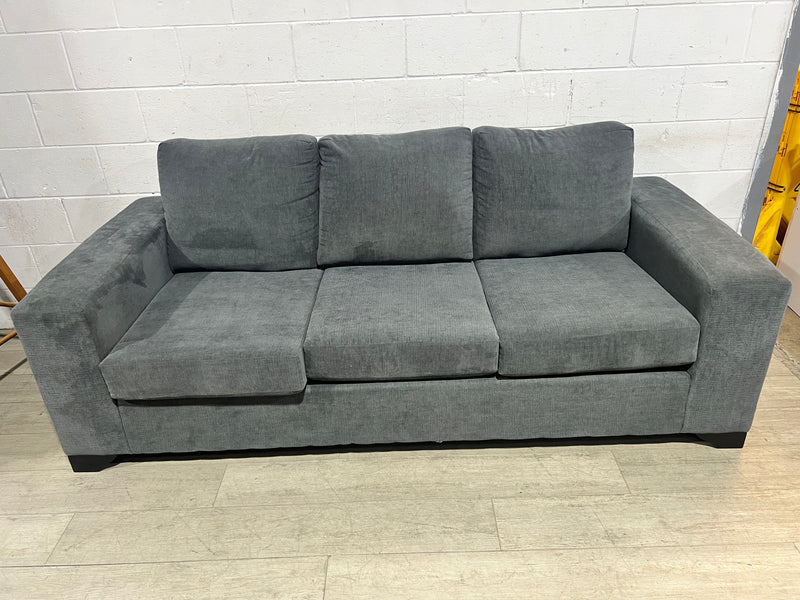 Metro Gray 3-Seater Sofa