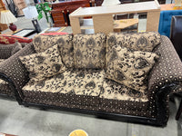 Patterned 3 Seater Couch