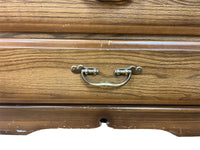 Wood Storage Armoire With Drawers