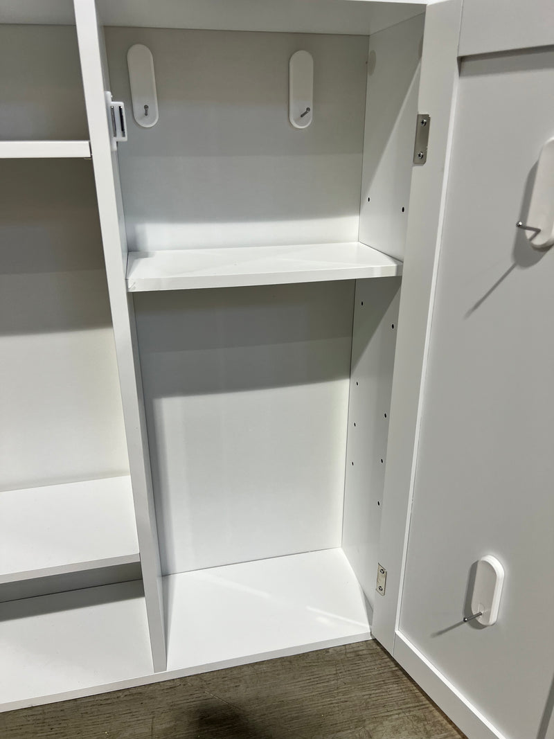 White Cubby Organizer - 1 Door