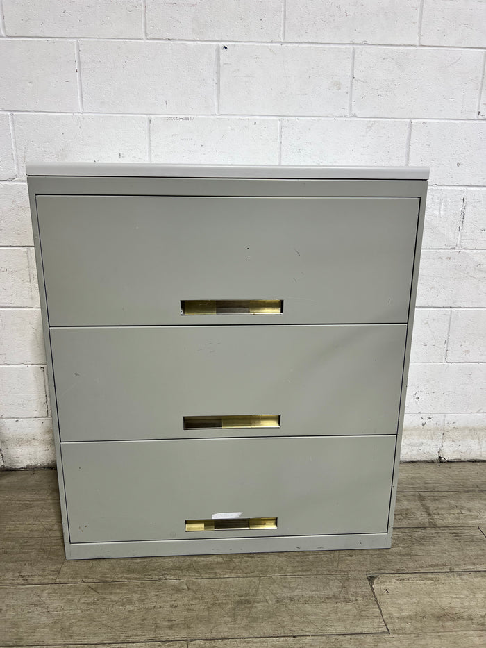 Steel Three Drawer Filing Cabinet