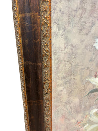 Large Printed Floral Artwork