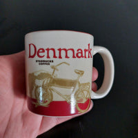 Complete Set of Two Starbucks Collectable 3 oz Espresso Mugs (Copenhagen/Denmark)