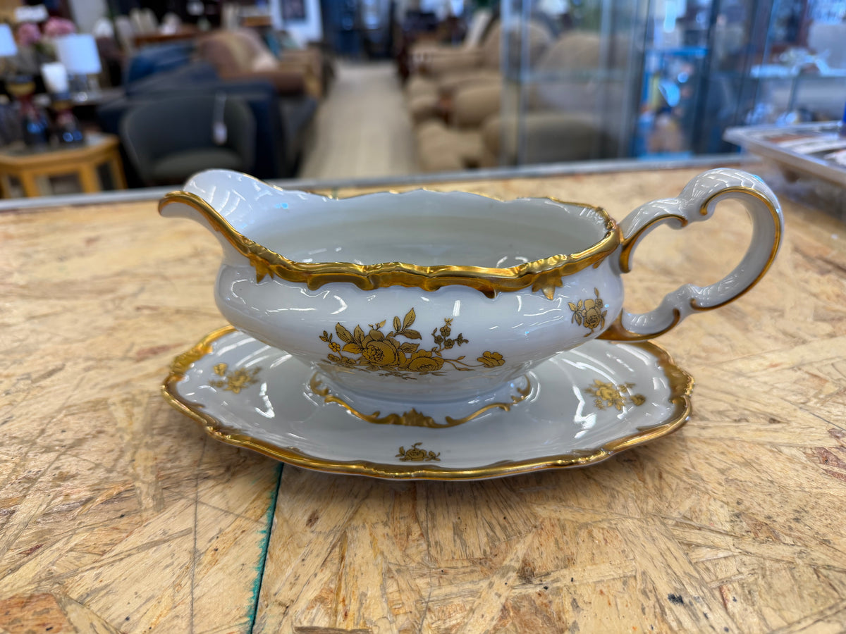 Weimar Porcelain Gravy Boat