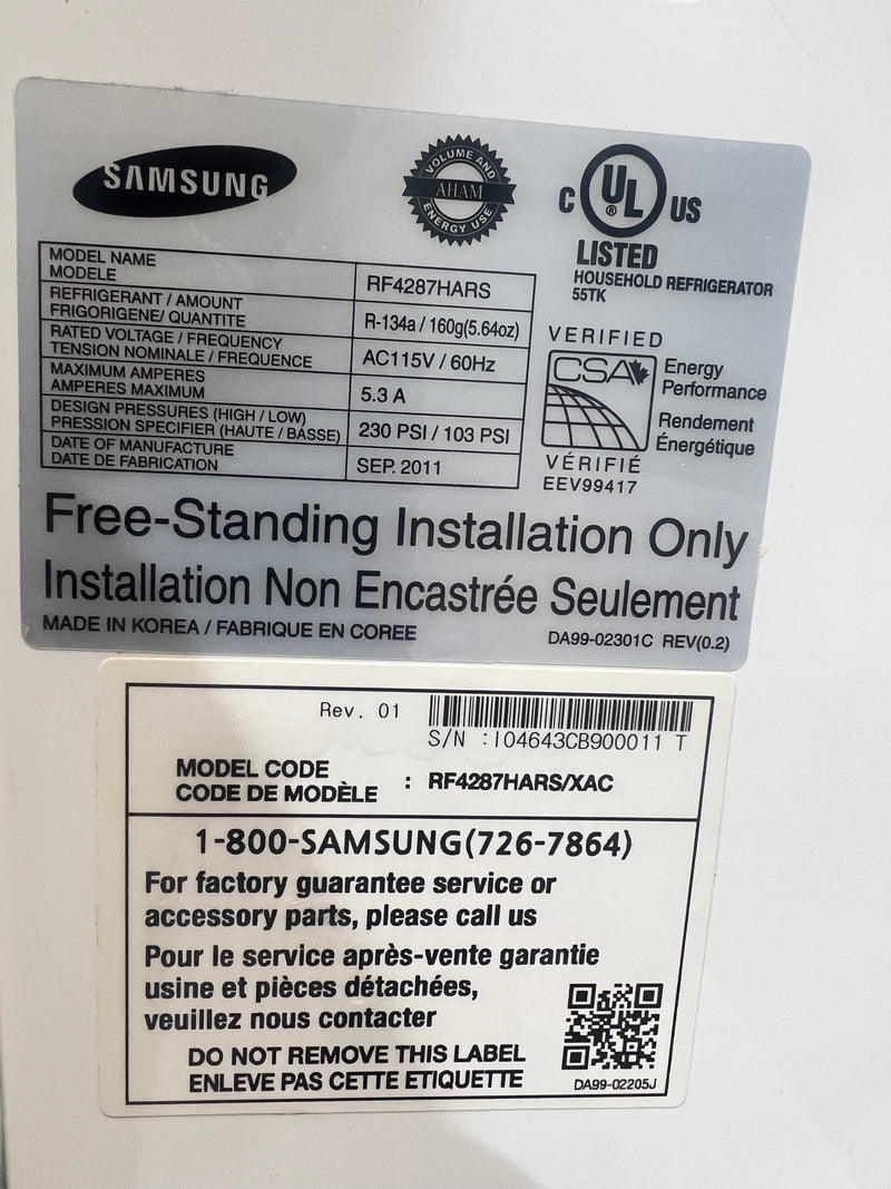 Samsung French Door Refrigerator 36"