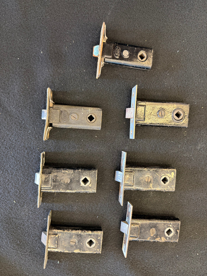 Set of 7 Vintage Corbin Tubular Mortice Latches