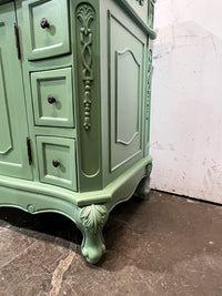 Lunette 42'' Single Bathroom Vanity with Engineered Marble Top