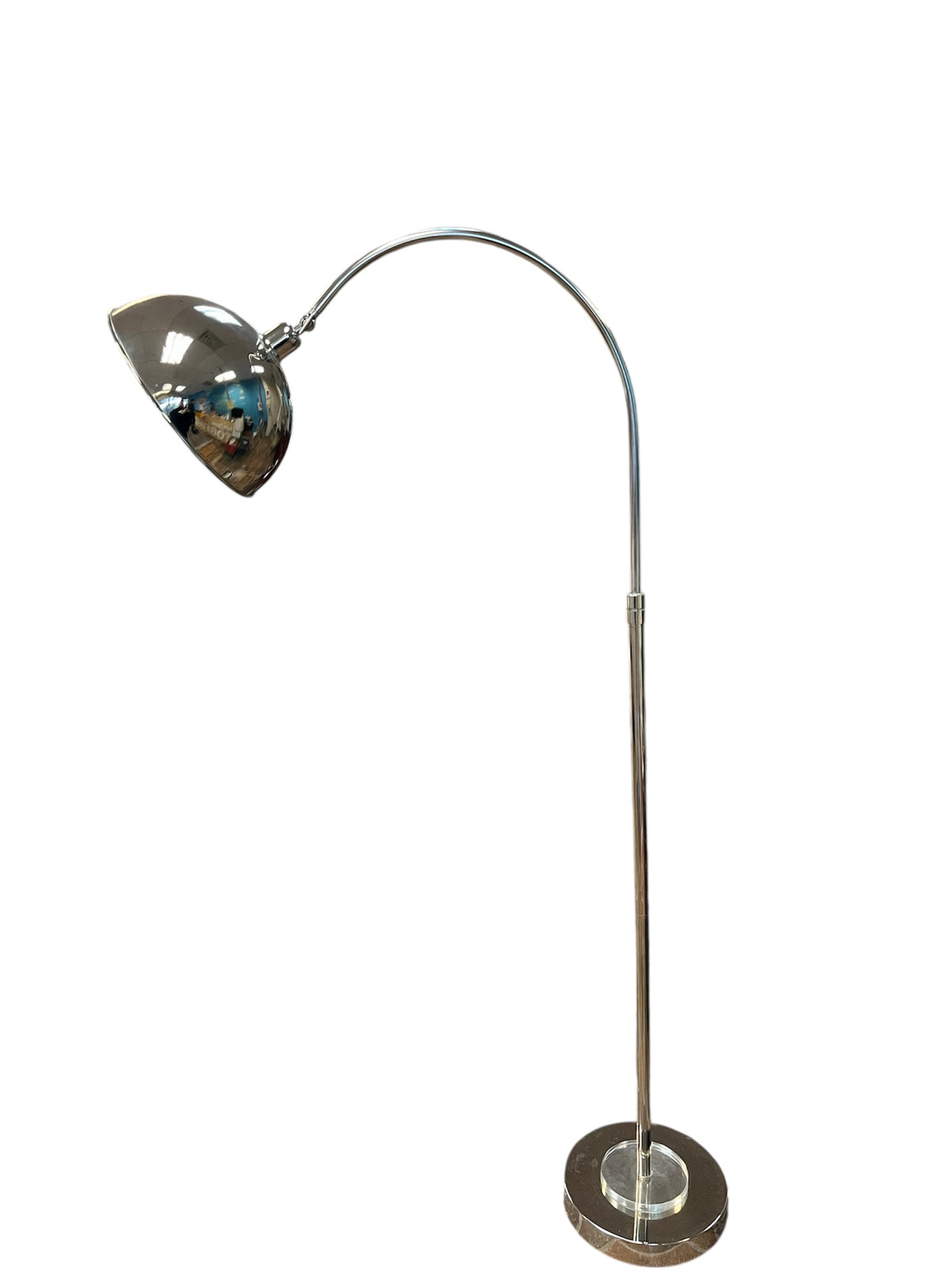 Chrome Arc Floor Lamp