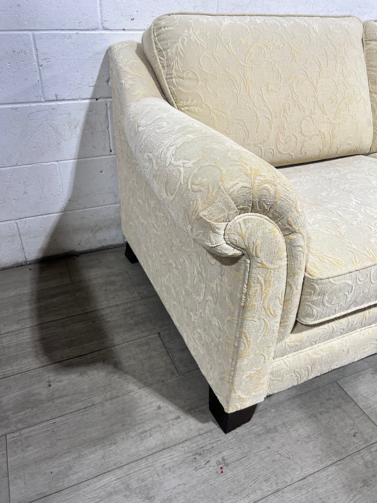 Blond Yellow Loveseat