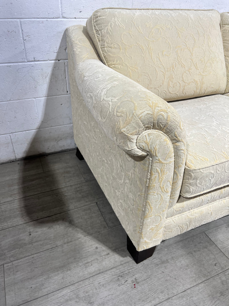 Blond Yellow Loveseat