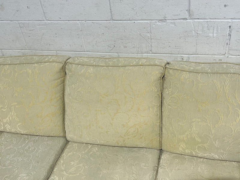 Blond Yellow 3-Seater Soffa