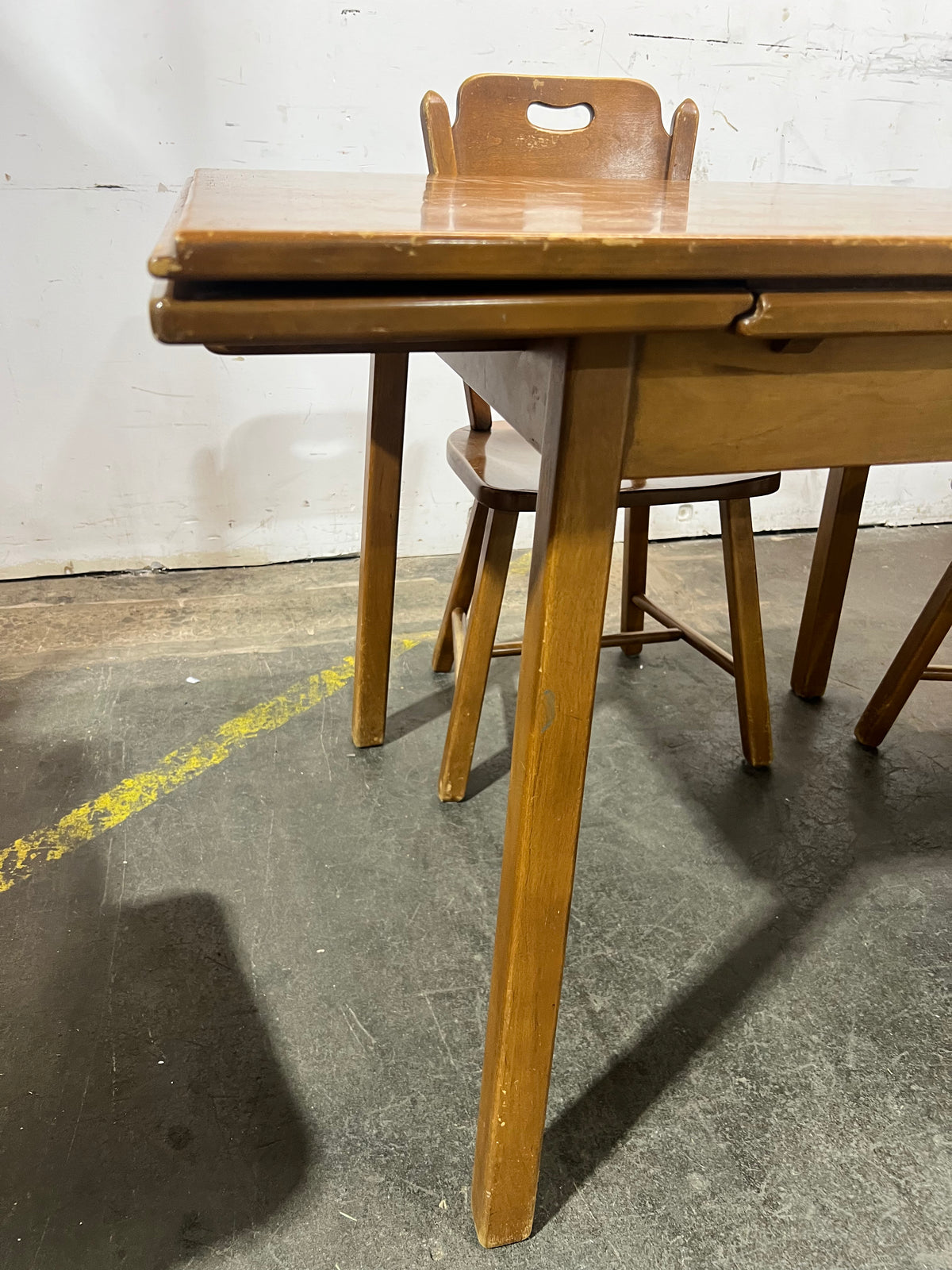 Classic Oak Extendable Dining Set - 4 Chairs