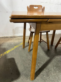 Classic Oak Extendable Dining Set - 4 Chairs