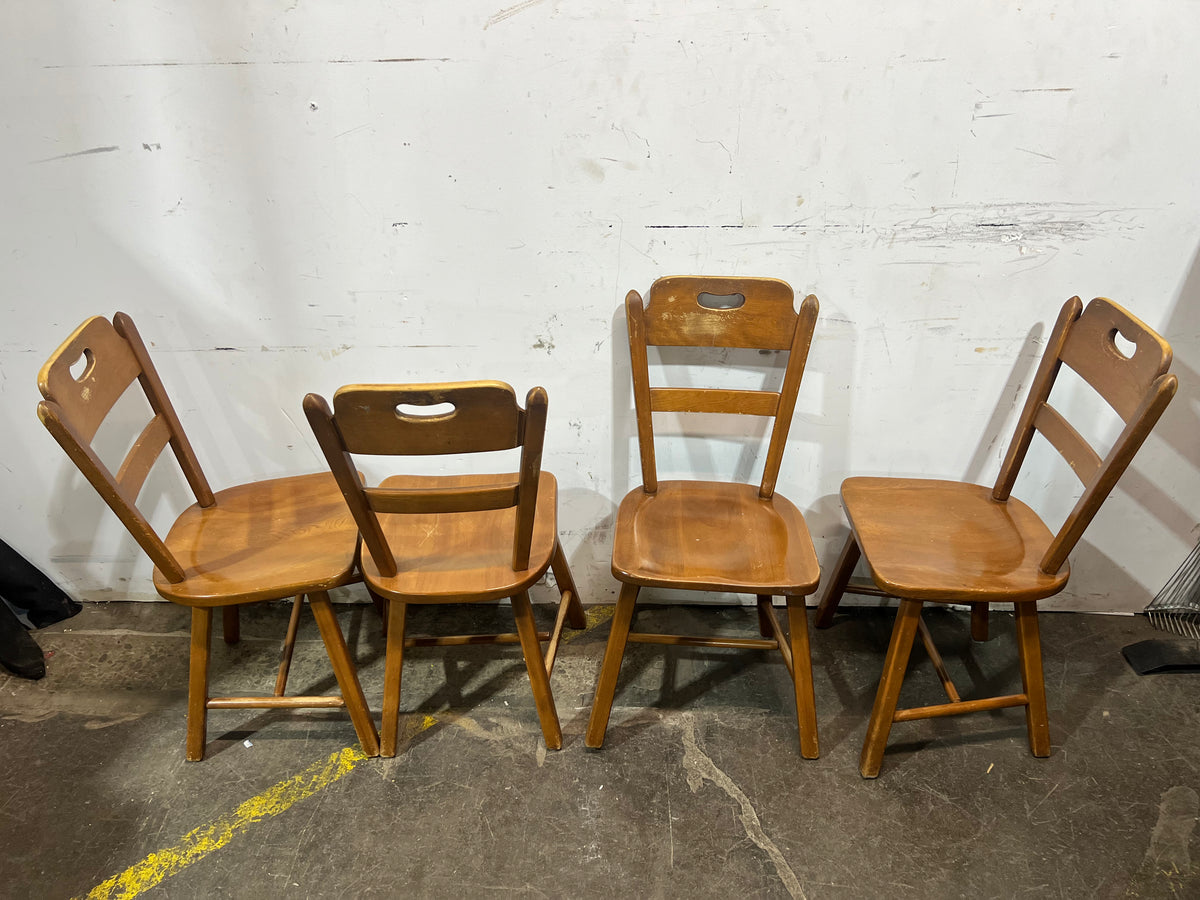 Classic Oak Extendable Dining Set - 4 Chairs