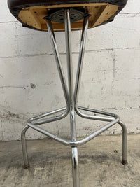 1970 Retro Mid-Century Swivel Bar Stool