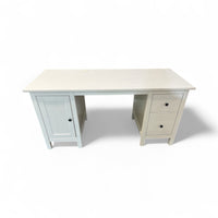 Spacious White Home Office Desk