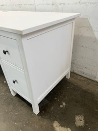 Spacious White Home Office Desk