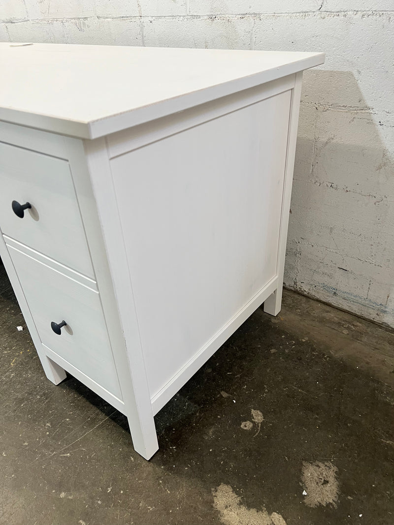 Spacious White Home Office Desk