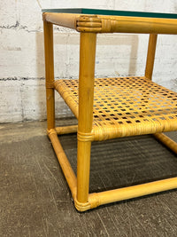 Spacious Bamboo Side Table