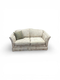 Sklar Peppler 2 Seater Loveseat With Cream Floral Upholstery