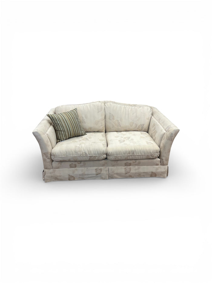 Sklar Peppler 2 Seater Loveseat With Cream Floral Upholstery