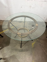 Tropical Rattan Dining Set - 4 Chairs