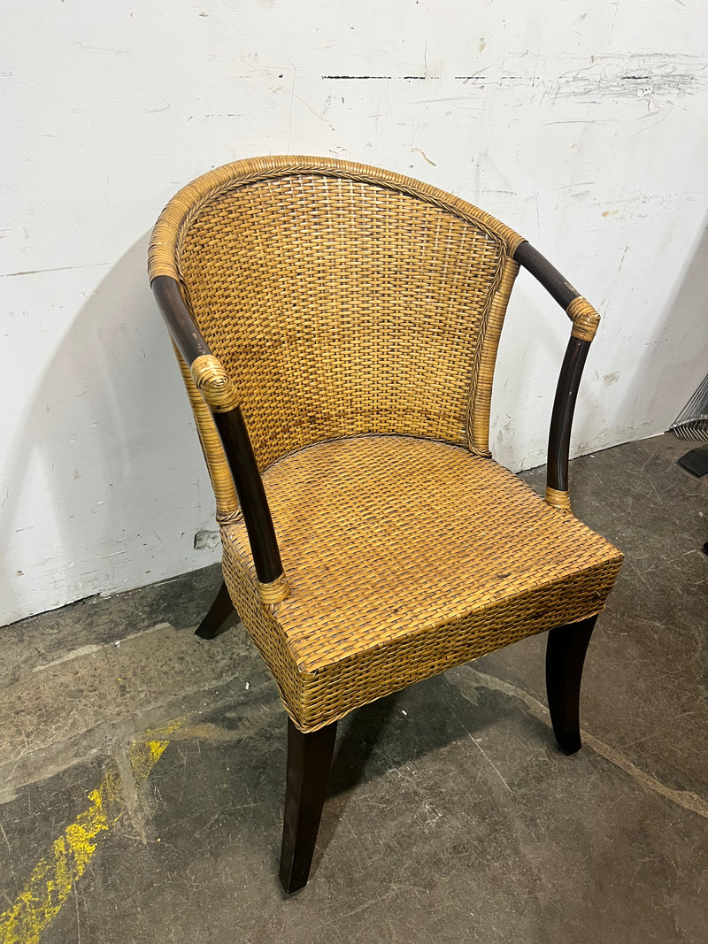 Tropical Rattan Dining Set - 4 Chairs