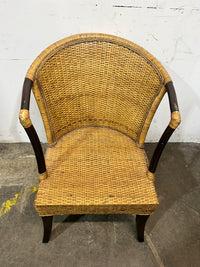 Tropical Rattan Dining Set - 4 Chairs