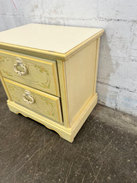 Vintage provincial Floral Nightstand