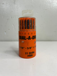 Vintage Dial-A-Drill 20 Drill Bit Set