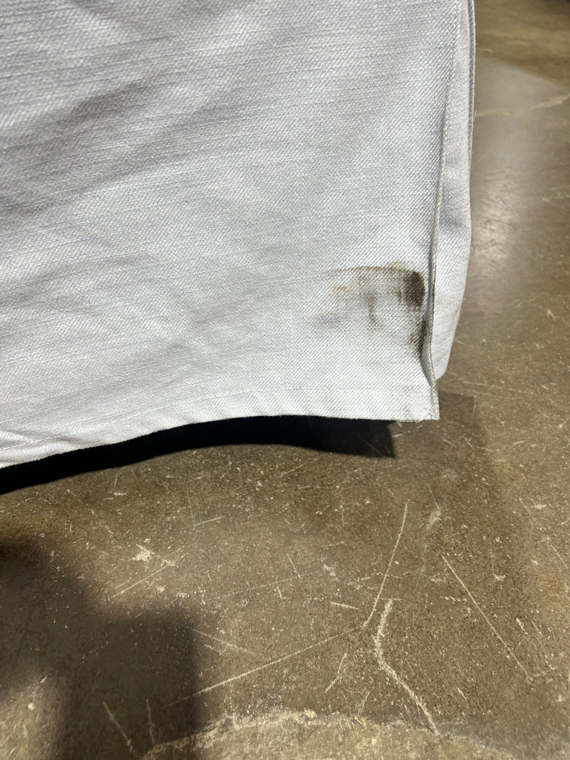 Light Blue Slipcover Arm Chair