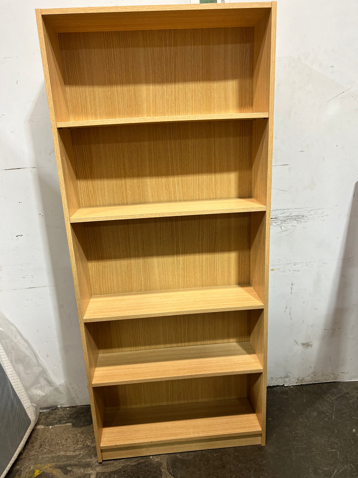 Light Oak Tapered Bookcase
