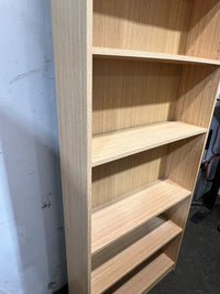 Light Oak Tapered Bookcase